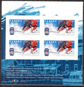 Canada 2008 Hockey World Championscip Mi. 2464 Block of 4 MNH