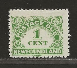 NEWFOUNDLAND  SC# J1  FVF/MOG