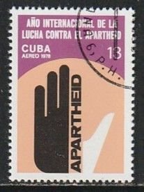 1978 Cuba - Sc C306 - used VF - 1 single - Intl Anti-Apartheid Year