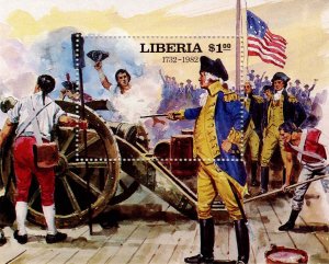 Liberia 1981 Sc 943 George Washington Souvenir Sheet S/S MNH Minisheet