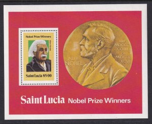 St Lucia 530 Nobel Prize Souvenir Sheet MNH VF