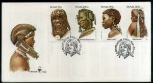 South West Africa 1984 Women Headdress Culture Sc 524-27 FDC # 16372