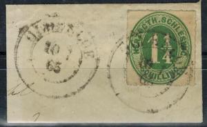 States - Schleswig - Scott 8 on Piece