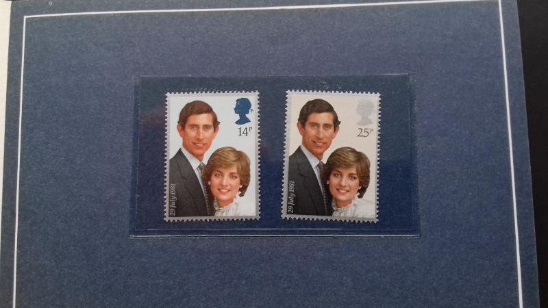 Great Britain 1981 Wedding of Prince Charles and Lady Diana Spencer Mint