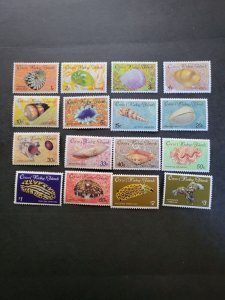 Stamps Cocos Islands Scott #135-50 never hinged