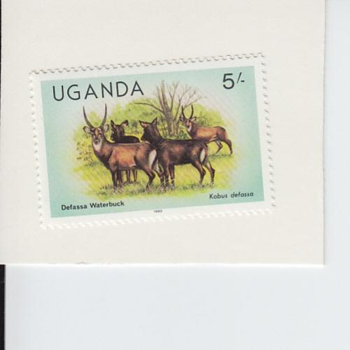 1979 Uganda Waterbuck (Scott 289) MNH