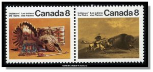 Canada - 562p-563p (563b) GT2 MNH - Plains Indians (1972) 8¢