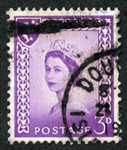 IOM SG2a 3d Deep Lilac on Chalky Paper Fine used cat from 6.50 pounds