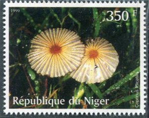 Niger 1999 MUSHROOMS FUNGI 1 value Perforated Mint (NH)