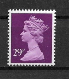 1989 Great Britain Machins #MH139 Queen Elizabeth 29p MNH