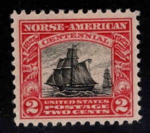 USA Scott 620 MH*  Norse-American 2c stamp