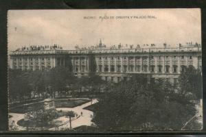 Spain 1928 Madrid Plaza de Oriente Royal Palace Architecture Used View Post C...