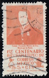 Mexico #831 Cadet Fernando Montes de Oca; Used (0.25) (3Stars)