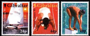 Gibraltar # 680 - 682 MNH