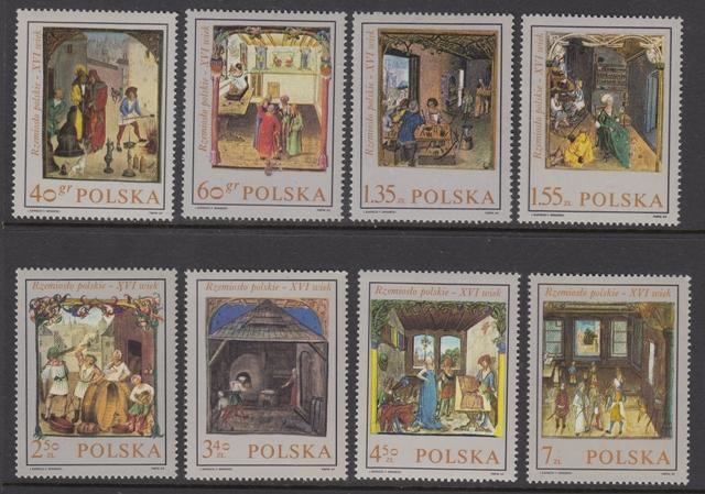 Poland 1697-1704 Paintings mnh