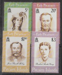 Pitcairn Island SC  399-402 Mint Never Hinged