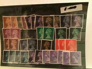 Great Britain machins stamps R21447 