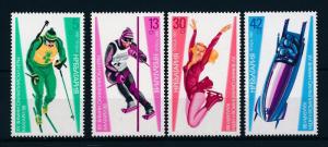 [56280] Bulgaria 1987 Olympic games Calgary Figure skating Skiing MNH