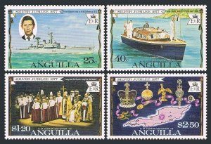 Anguilla 271-274,MNH.Mi 269-272. Reign of Queen Elizabeth II,25.HMS Minerva,Map.