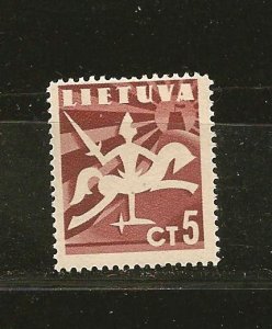 Lithuania SC#317 White Knight Mint Hinged