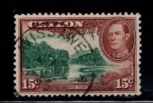 Ceylon Scott 282 Used KGVI from 1938-52 set