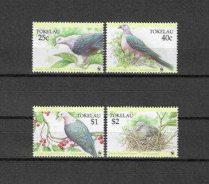 TOKELAU 1995 WWF SG 220/3 MNH