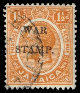 Jamaica #MR8 King George V; Used