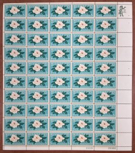 Scott 1337 MISSISSIPPI STATEHOOD Sheet of 50 US 5¢ Stamps MNH 1967