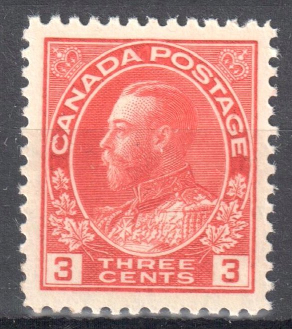 Canada Mint XF NH #109 Wet Printing Admiral - Ultimate Perfect Centering
