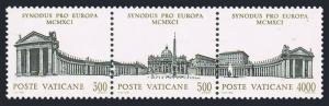 Vatican 895-897a,MNH.Mi 1043-1045. Assembly for Europe of Synod of Bishops,1991.