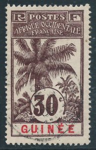 French Guinea, Sc #40, 30c Used