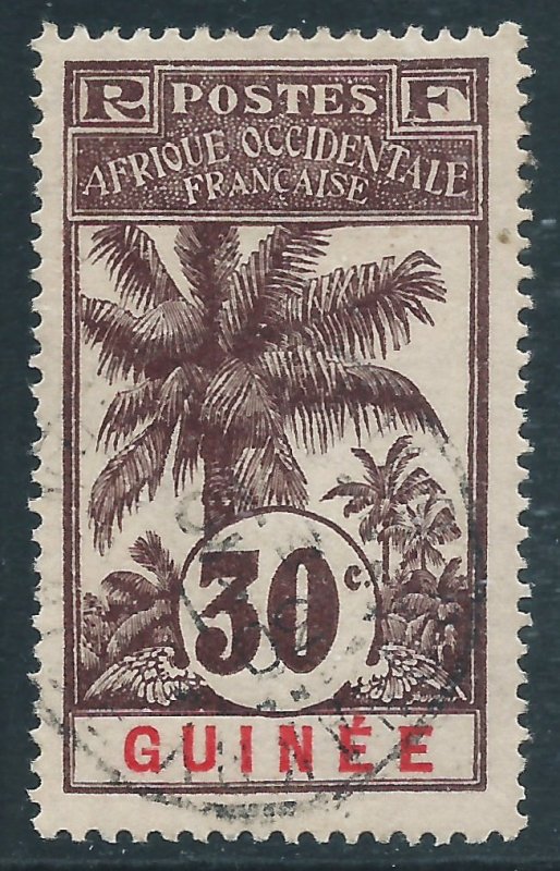 French Guinea, Sc #40, 30c Used