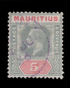 MAURITIUS STAMP. YEAR 1910. SCOTT # 141. USED