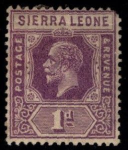 Sierra Leone Scott 123 MH* KGV stamp Wmk 4, Die 2