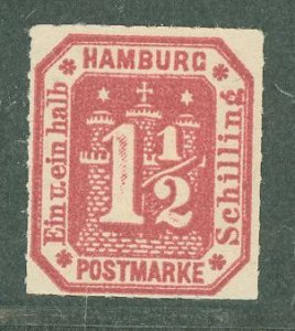 Hamburg #25 Unused