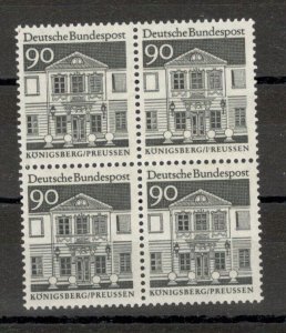 GERMANY - MNH BLOCK OF 4 STAMPS - KENIGSBERG-PREUSSEN - 1966.