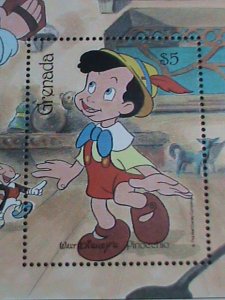 ​GRENADA STAMP- 2011-DISNEY CARTOON STAMP-PINOCCHIO MNH S/S SHEET VERY FINE