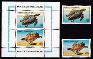 Turkey, Fauna, Turtles MNH / 1989
