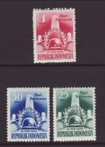 Indonesia 418-420 Mint Hinged BIN