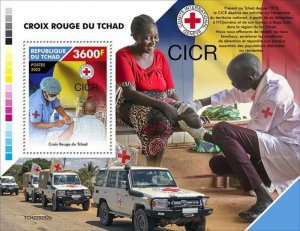 Chad - 2022 Red Cross in Chad - Stamp Souvenir Sheet - TCH220252b