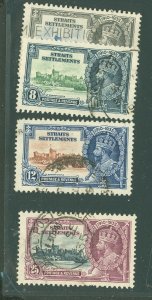 Straits Settlements #213-216 Used Single (Complete Set) (Jubilee)