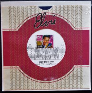 US #2724 FDC Elvis USPS Sealed with 45 rpm