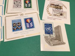 United Nations 10 stamp sheets A20286