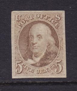 3P3 XF india proof unused with nice color cv $ 400 ! see pic !