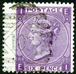 Great Britain Scott 51a (Plate 8, IE-EI) - UFLH - SCV $135.00