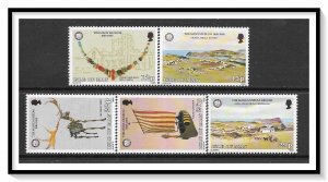 Isle of Man #301-305 Artifacts & Architecture Set MNH