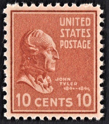 US 815 MNH VF 10 Cent John Tyler