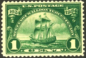 U.S. #614 MINT OG LH