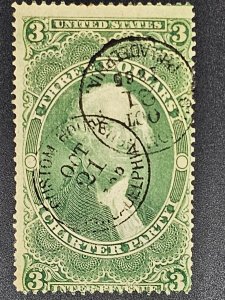 R85c beautiful stamp cancels nice stamp!