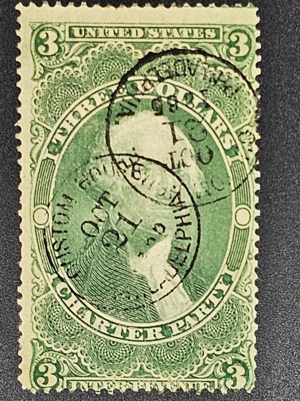 R85c beautiful stamp cancels nice stamp!